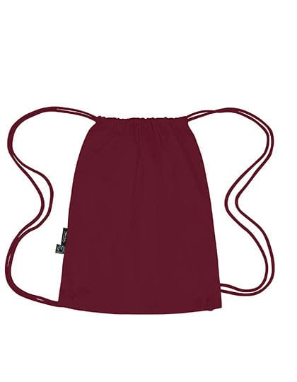 Baumwoll Gymbag Oeko Burgundy