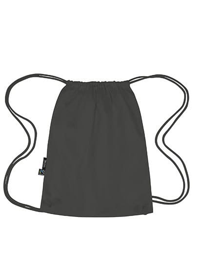 Baumwoll Gymbag Oeko Charcoal