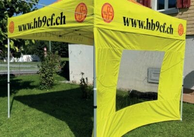 Pavillion bedruckt 3x3m Amateur Funker